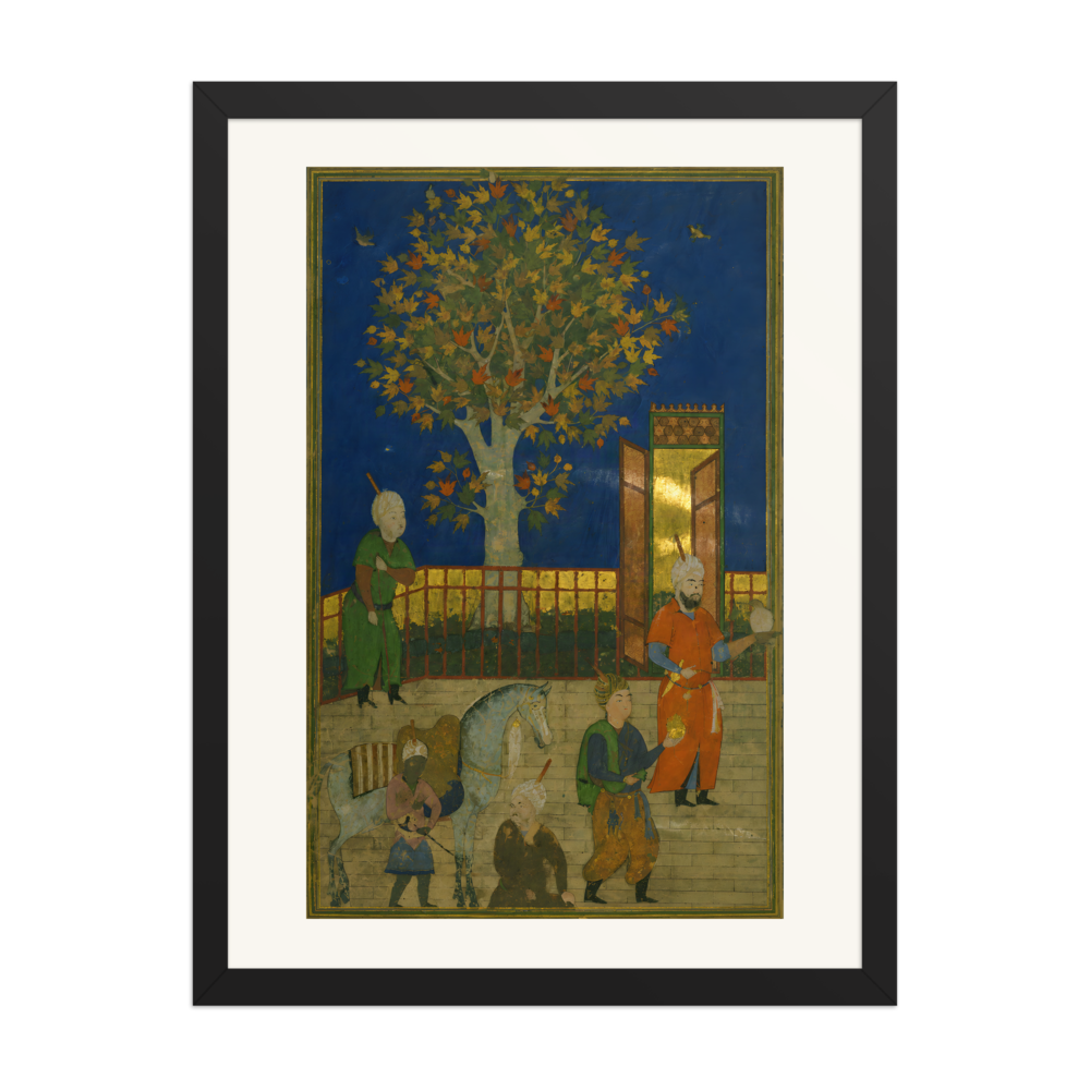 Garden Frontispiece with Hafez, Left Half — view 4