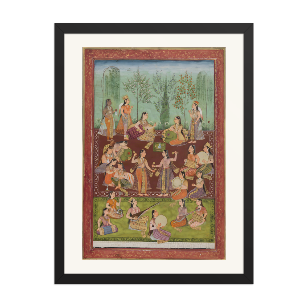 Ladies of the Zenana in a Garden — view 4