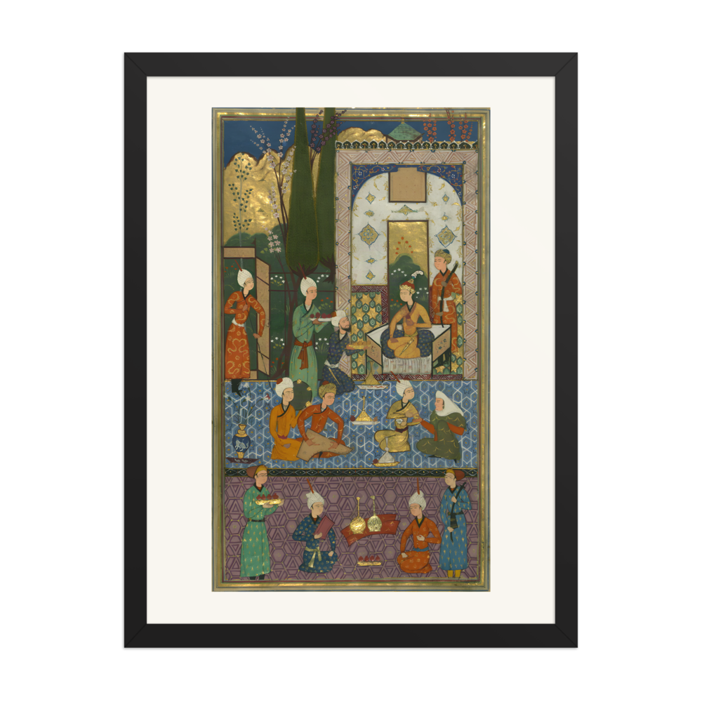 An Old Woman Speaking with a Confidant of King Jamshid — view 4
