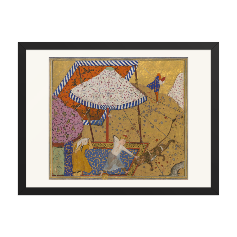 Khusraw Kills a Lion Outside Shirin's Tent — view 4