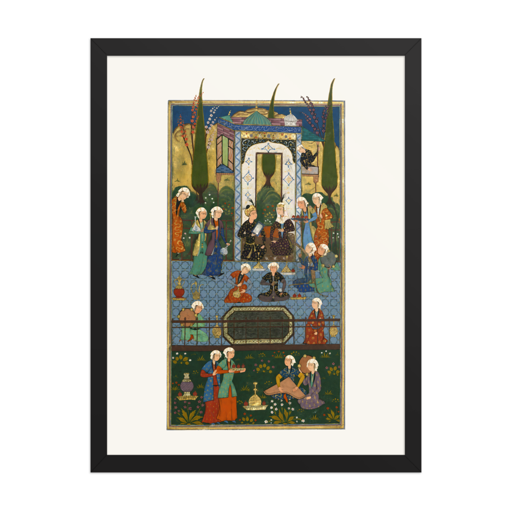 Alexander Admires His Portrait — Khamsa of Nizami, 1528 — view 4