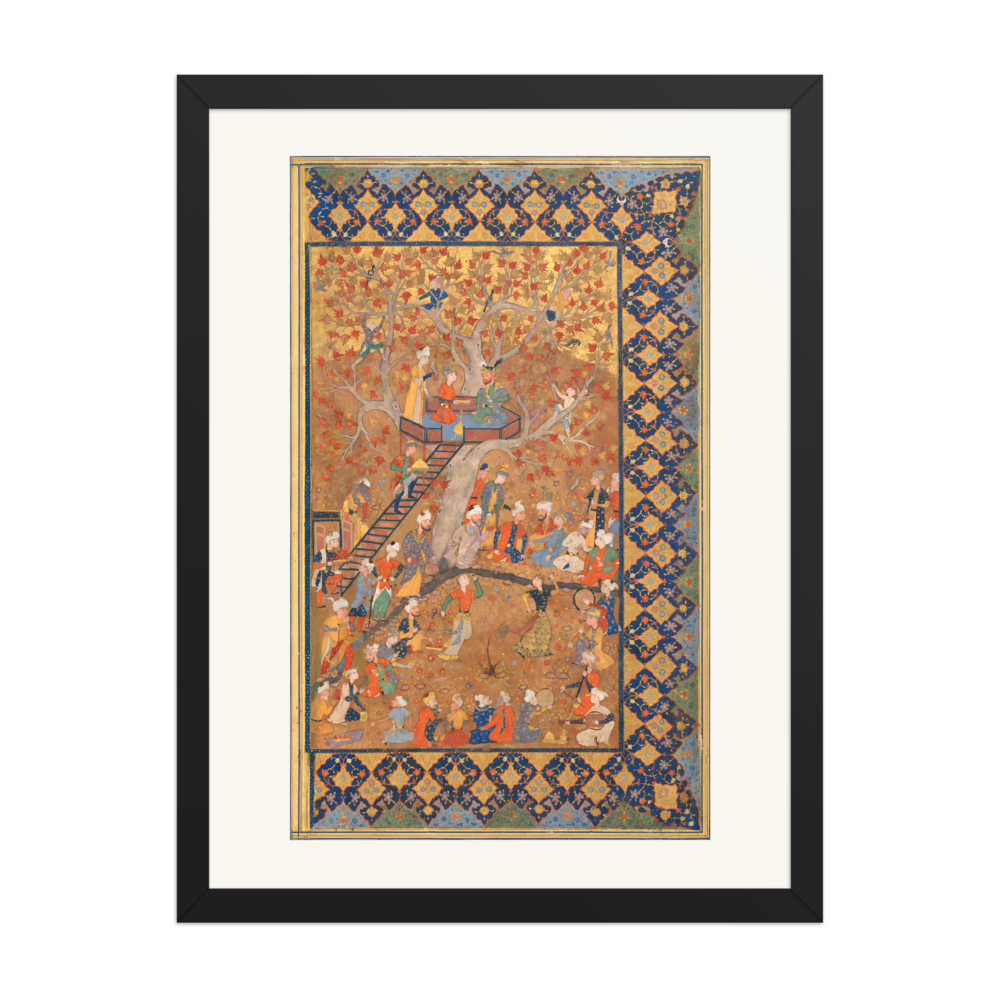 Entertainment in a Garden — Khamsa of Amir Khusraw — view 4