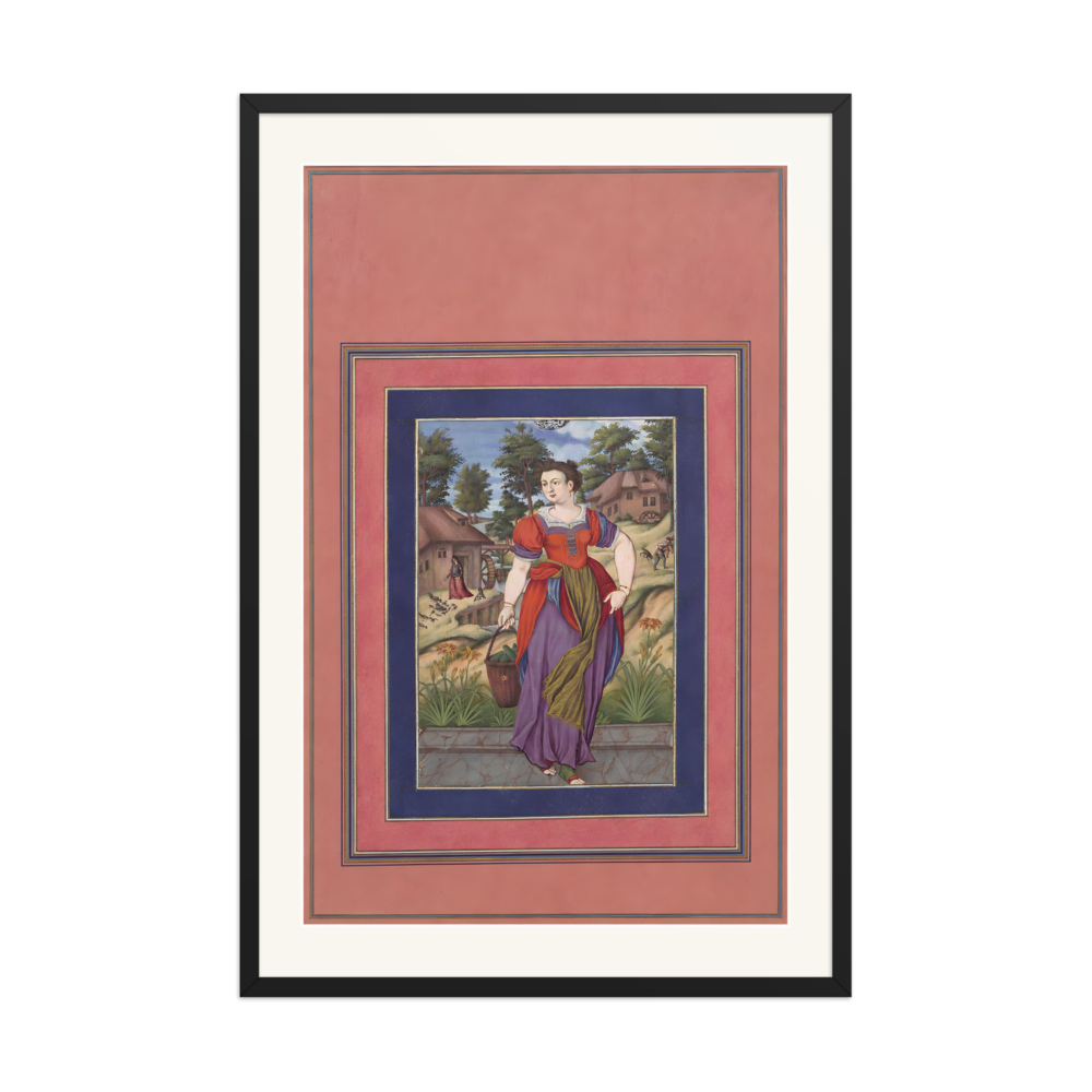 Summer, from the Four Seasons — Davis Album | Restored Persian Wall Art — view 7