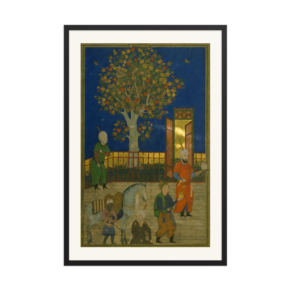 Garden Frontispiece with Hafez, Left Half — view 7
