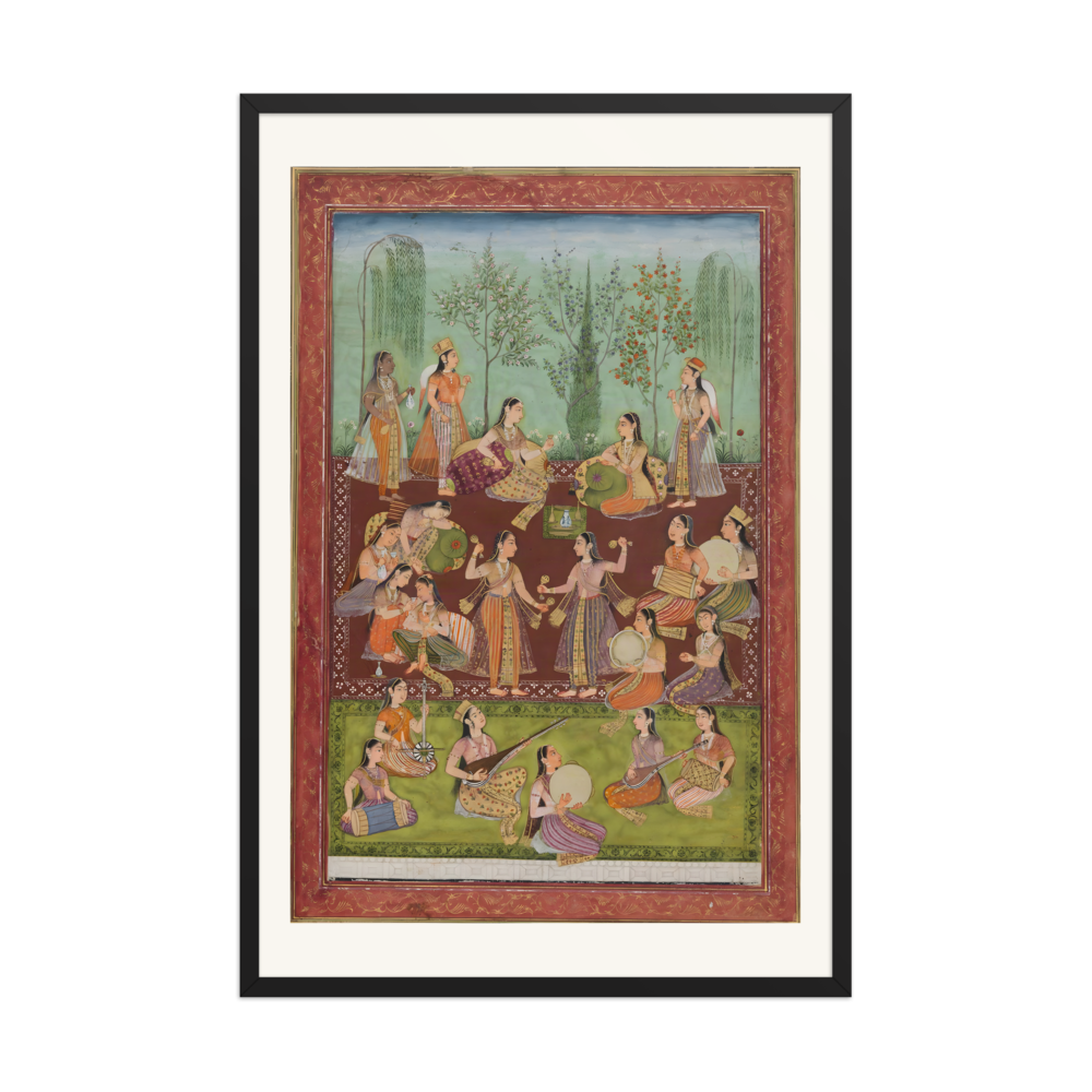 Ladies of the Zenana in a Garden — view 7