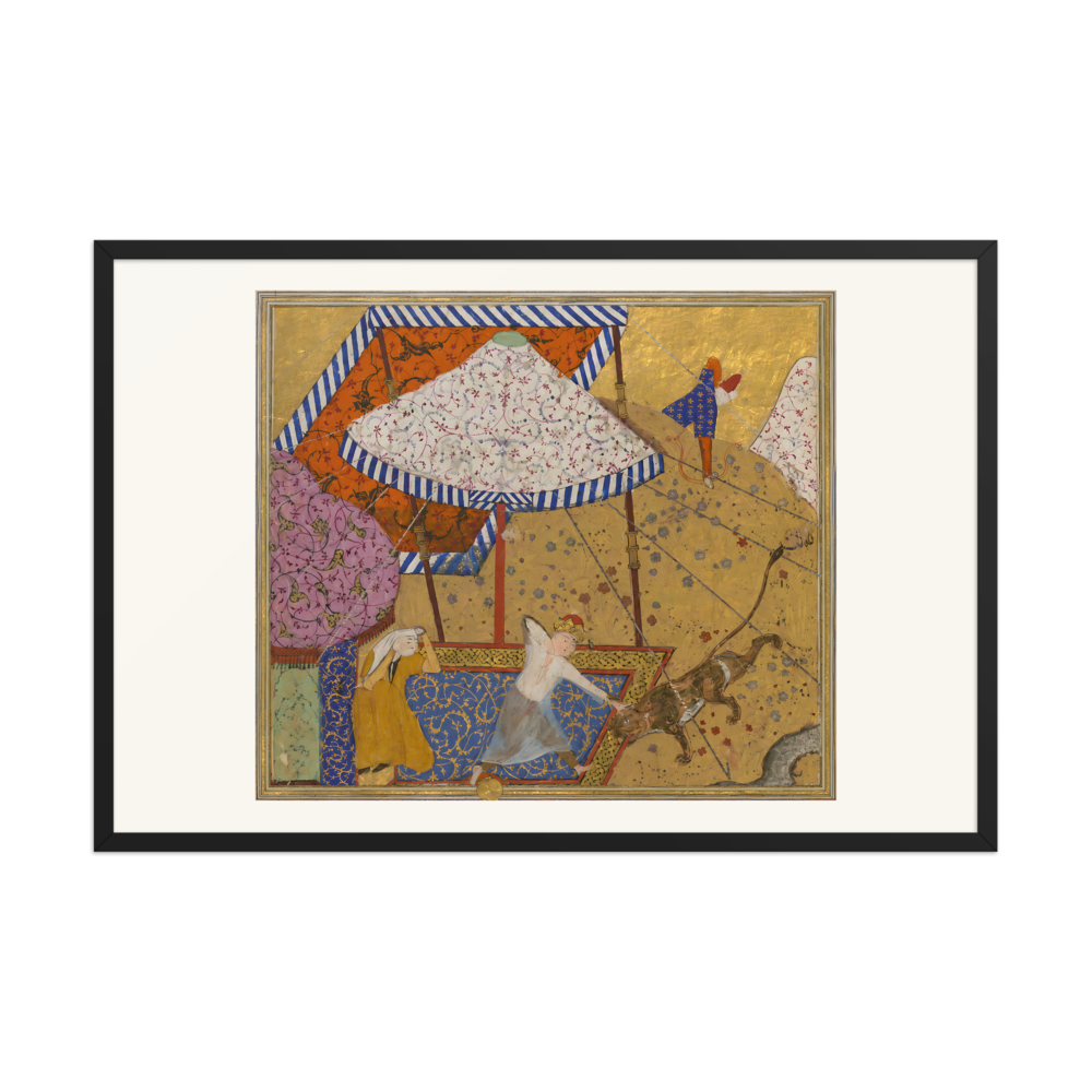 Khusraw Kills a Lion Outside Shirin's Tent — view 7