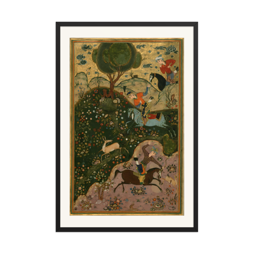 Bahram Gur Hunting Deer with a Lasso — view 7