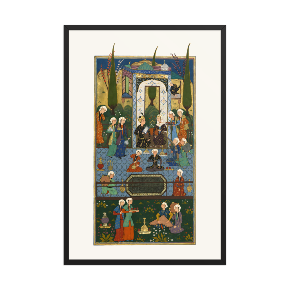 Alexander Admires His Portrait — Khamsa of Nizami, 1528 — view 7