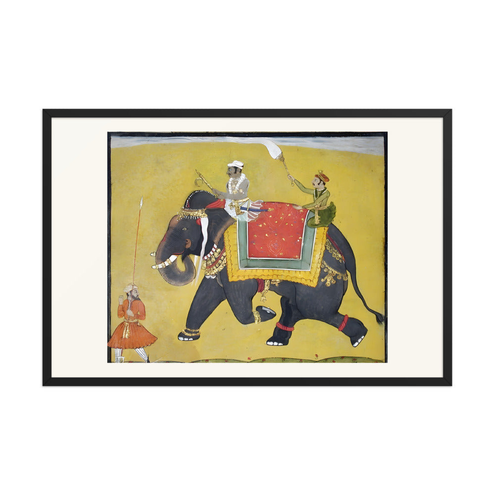 A raja riding an elephant — view 8