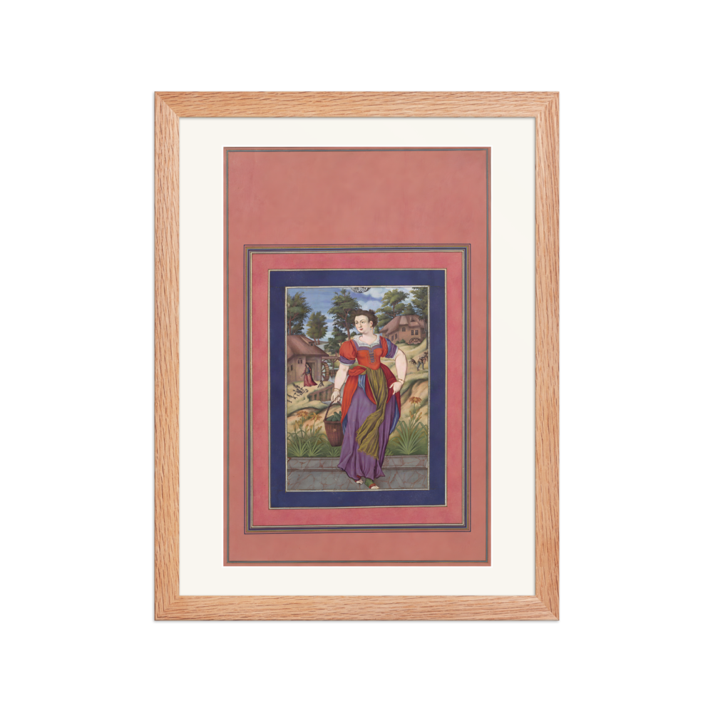 Summer, from the Four Seasons — Davis Album | Restored Persian Wall Art — view 2