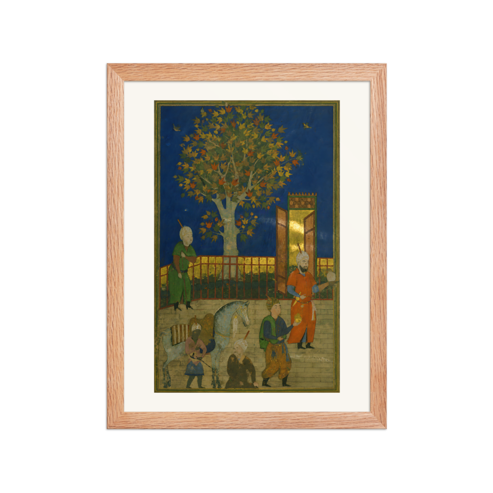 Garden Frontispiece with Hafez, Left Half — view 2