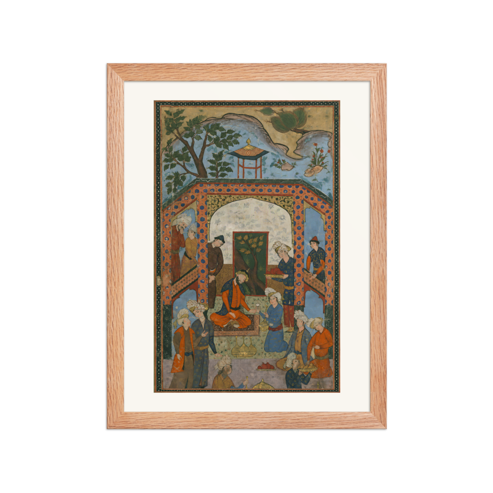 Court Scene in an Illuminated Border — view 2