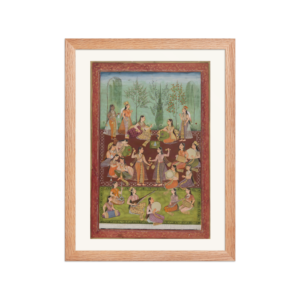 Ladies of the Zenana in a Garden — view 2
