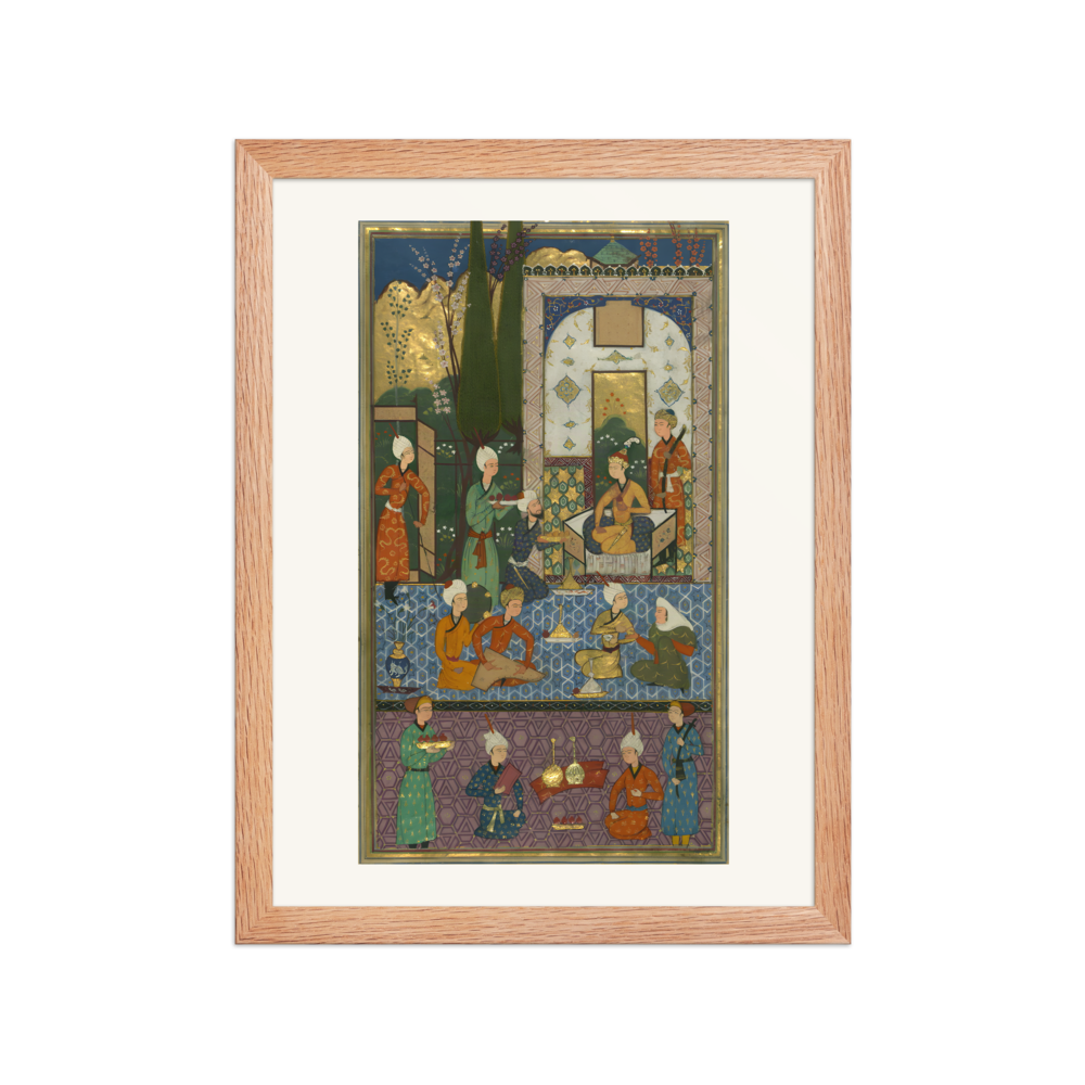 An Old Woman Speaking with a Confidant of King Jamshid — view 2