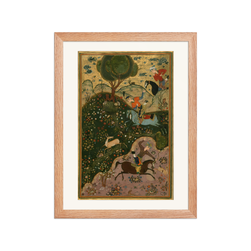 Bahram Gur Hunting Deer with a Lasso — view 2