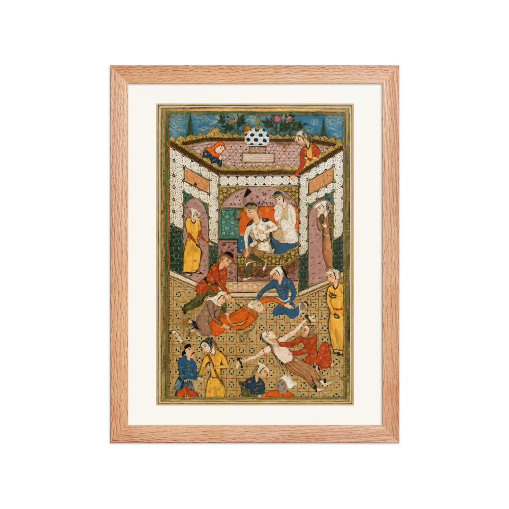 Bahram Gur Watching Justice Served — view 2