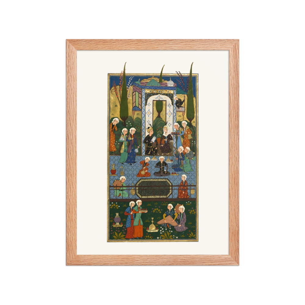 Alexander Admires His Portrait — Khamsa of Nizami, 1528 — view 2