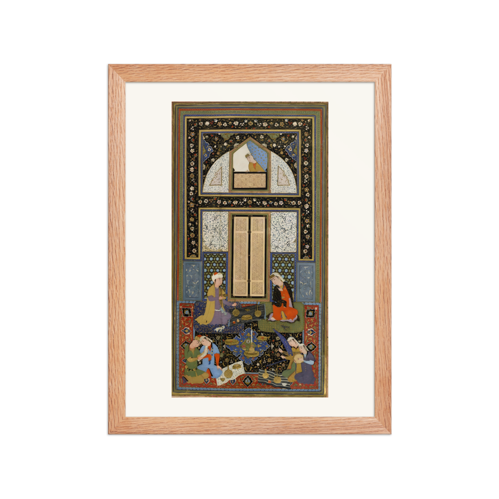 Bahram Gur in the Black Pavilion — Haft Manzar, Bukhara 1538 — view 2