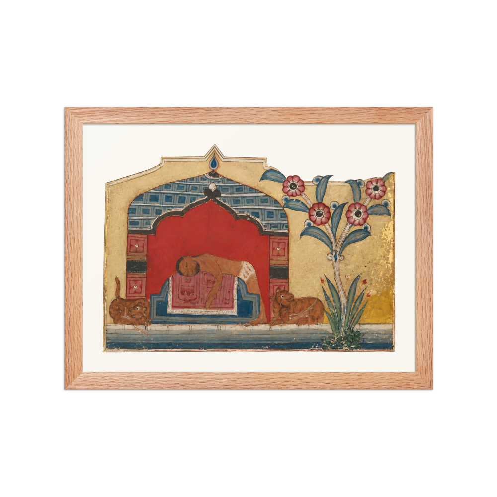 Majnun Throws Himself on Layla's Grave — view 2