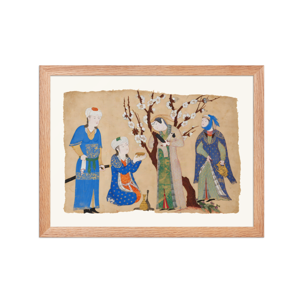 Wine Drinking in a Spring Garden — Herat c.1430 — view 2