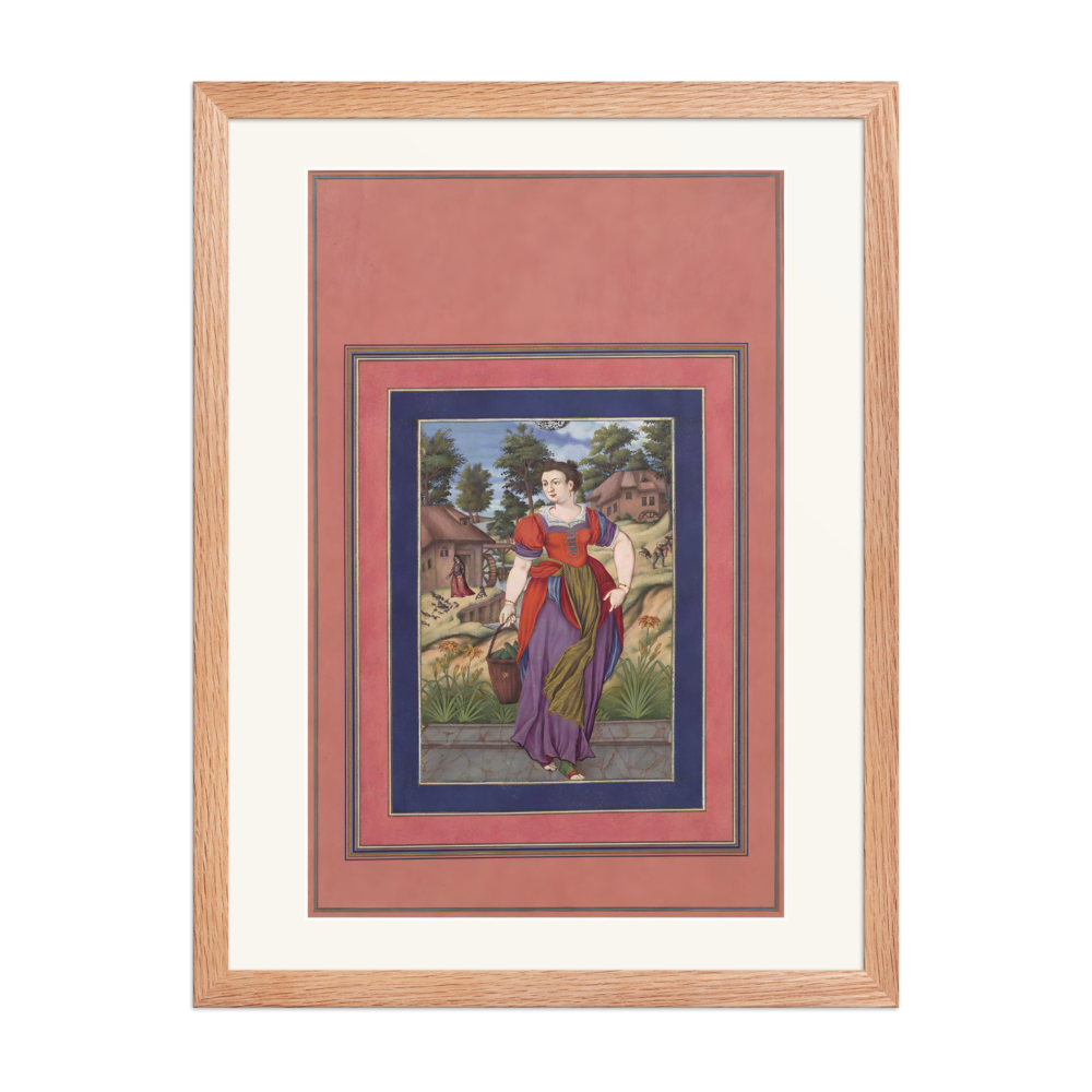 Summer, from the Four Seasons — Davis Album | Restored Persian Wall Art — view 5