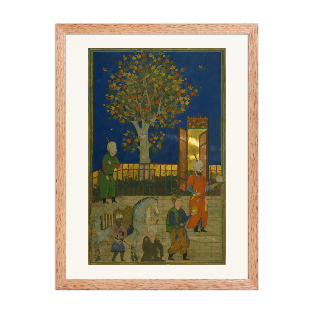 Garden Frontispiece with Hafez, Left Half — view 5