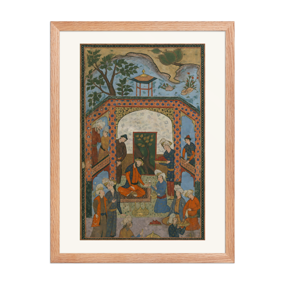 Court Scene in an Illuminated Border — view 5