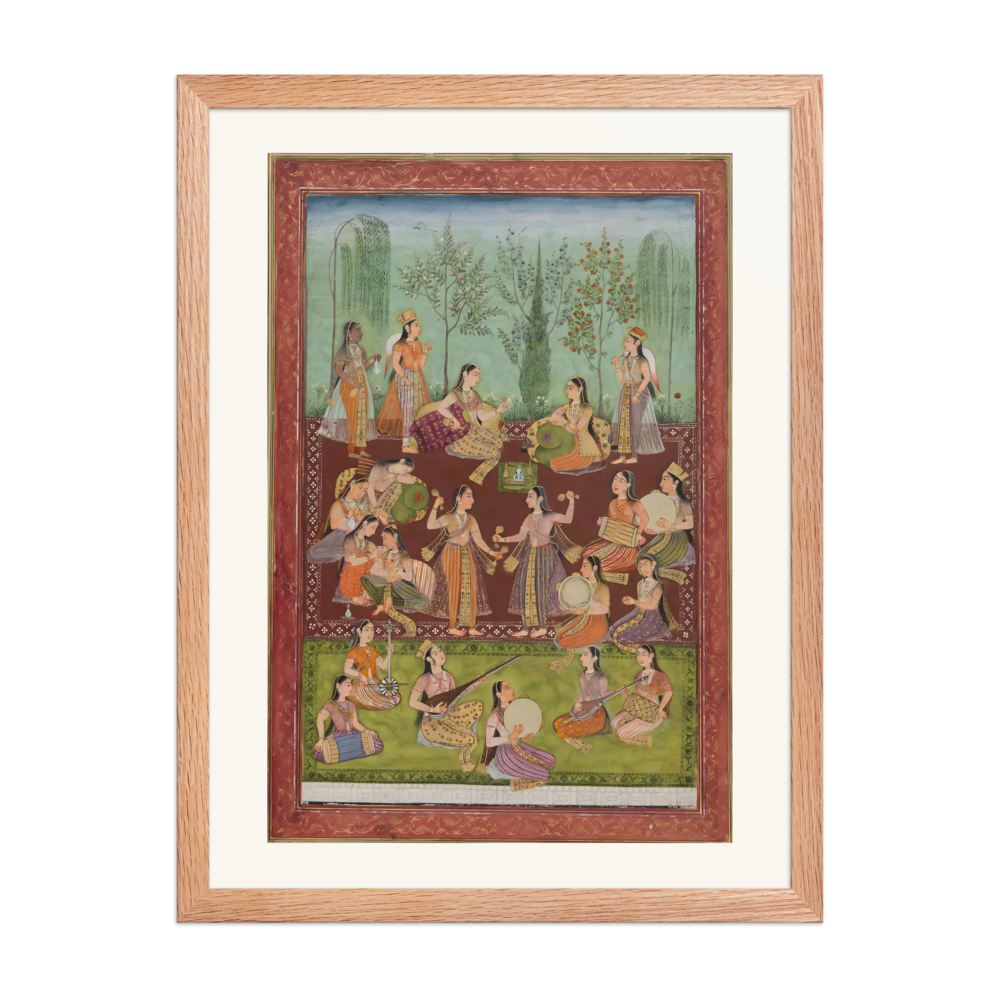 Ladies of the Zenana in a Garden — view 5