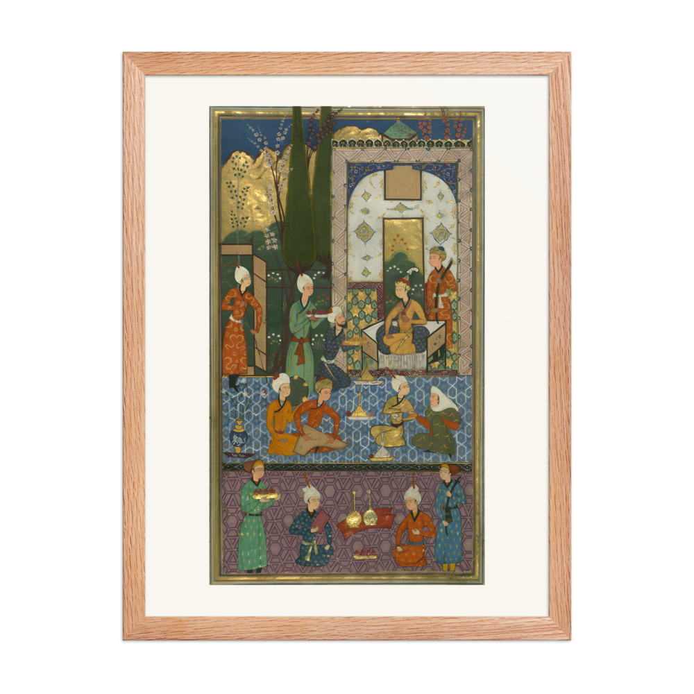 An Old Woman Speaking with a Confidant of King Jamshid — view 5