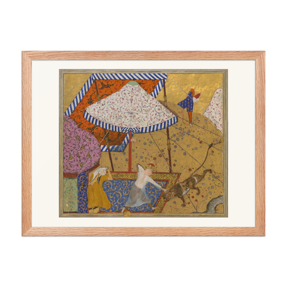 Khusraw Kills a Lion Outside Shirin's Tent — view 5