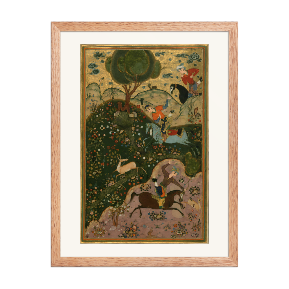 Bahram Gur Hunting Deer with a Lasso — view 5