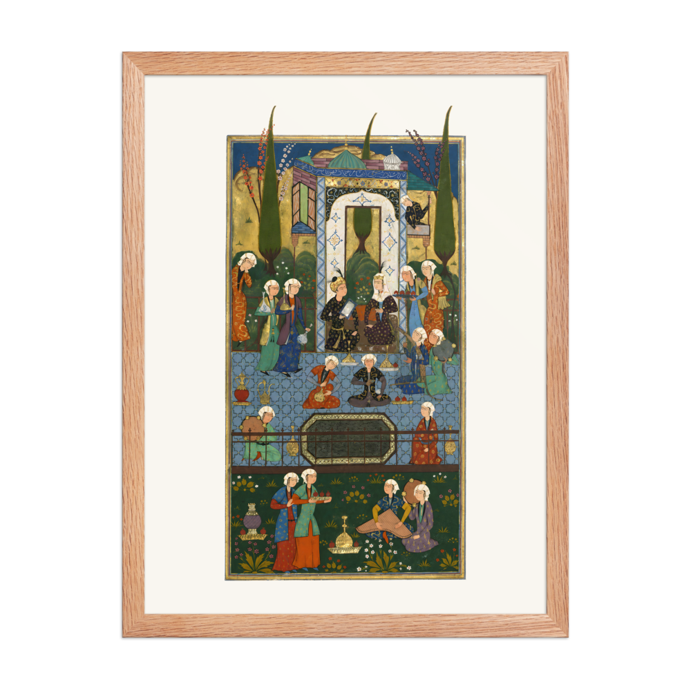 Alexander Admires His Portrait — Khamsa of Nizami, 1528 — view 5