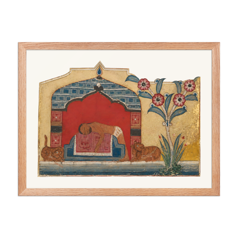 Majnun Throws Himself on Layla's Grave — view 5