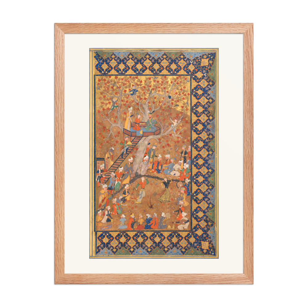 Entertainment in a Garden — Khamsa of Amir Khusraw — view 5