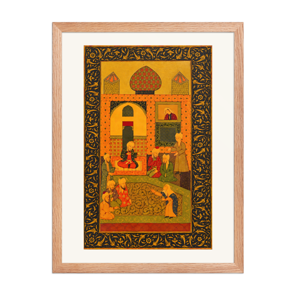 Garden Reception — Lacquer Binding, Herat 1499 — view 5