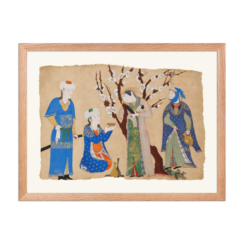 Wine Drinking in a Spring Garden — Herat c.1430 — view 5