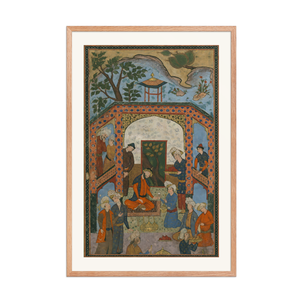Court Scene in an Illuminated Border — view 8