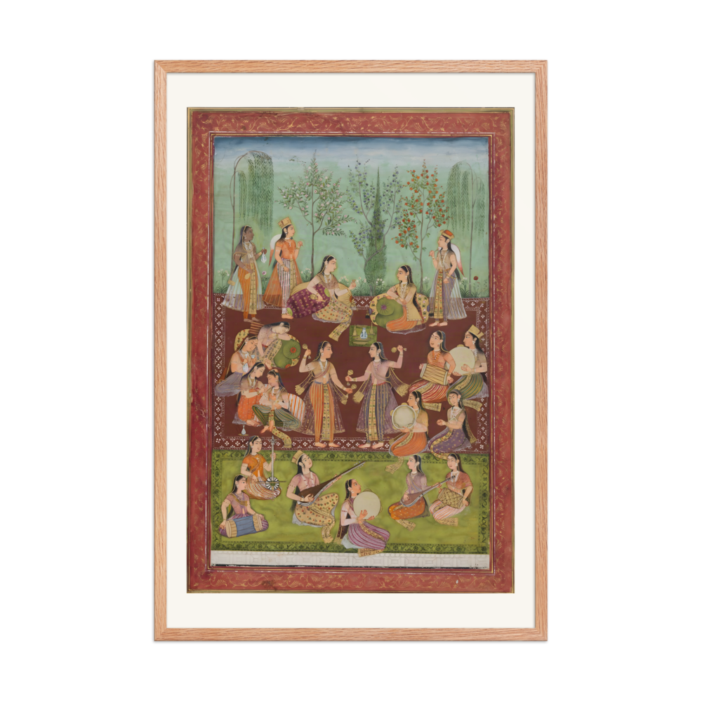 Ladies of the Zenana in a Garden — view 8