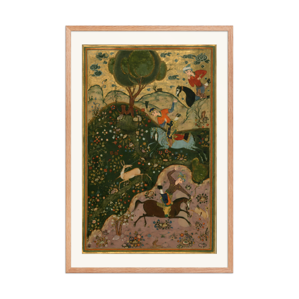 Bahram Gur Hunting Deer with a Lasso — view 8