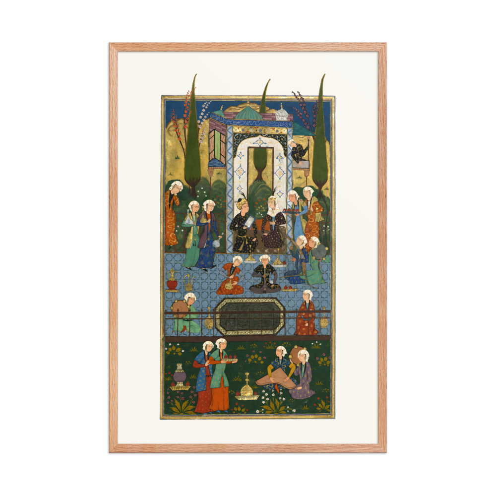 Alexander Admires His Portrait — Khamsa of Nizami, 1528 — view 8