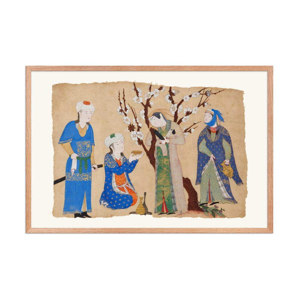 Wine Drinking in a Spring Garden — Herat c.1430 — view 8