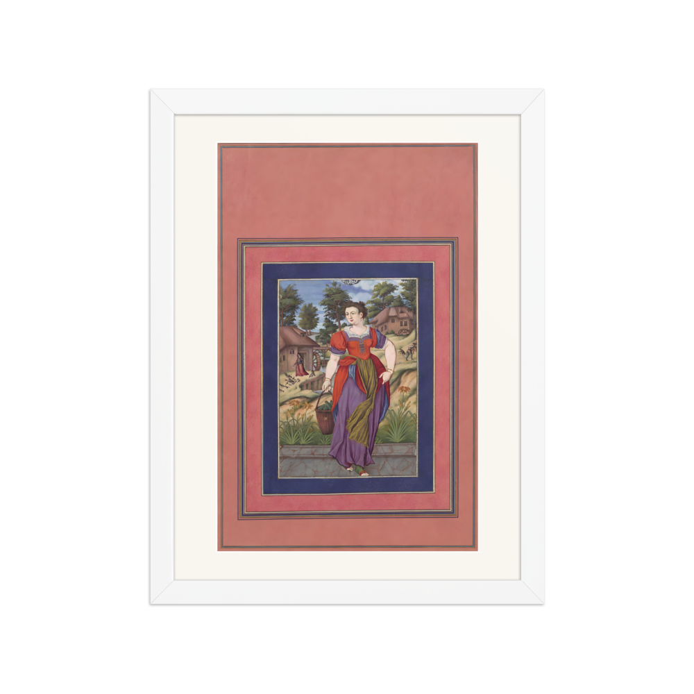 Summer, from the Four Seasons — Davis Album | Restored Persian Wall Art — view 3