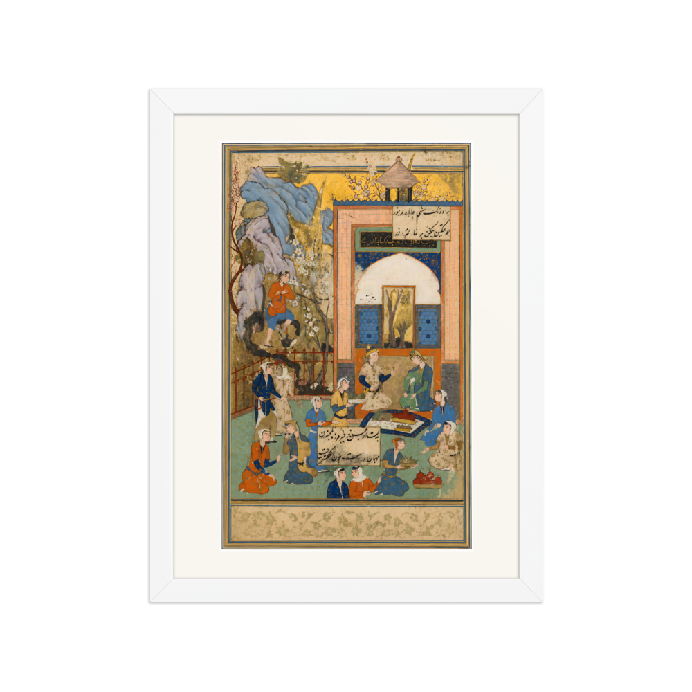 Yusuf and Zulaykha — Haft Awrang of Jami | Restored Persian Wall Art — view 3
