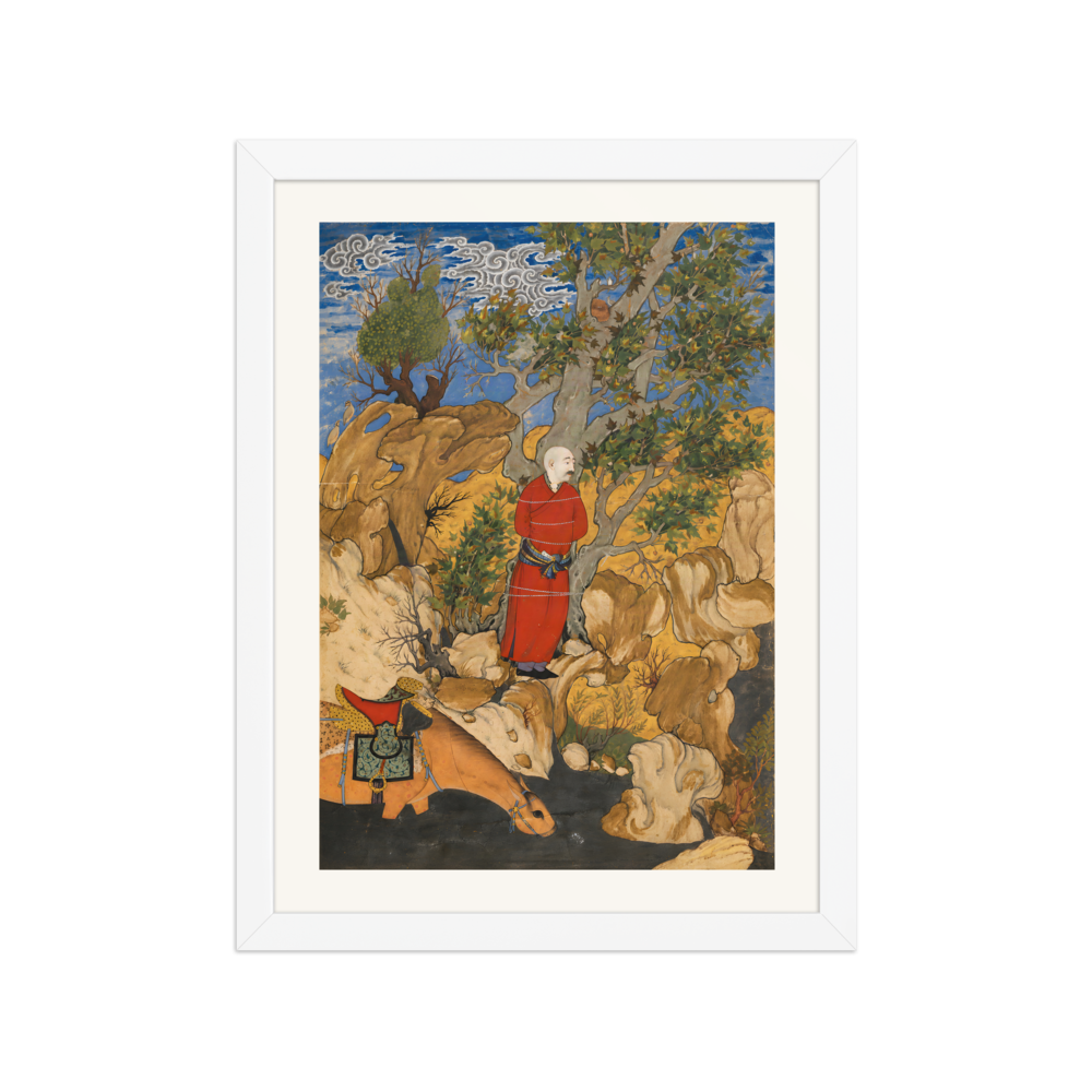 Aulad Bound to the Plane Tree — Safavid Shahnama | Restored Persian Wall Art — view 3
