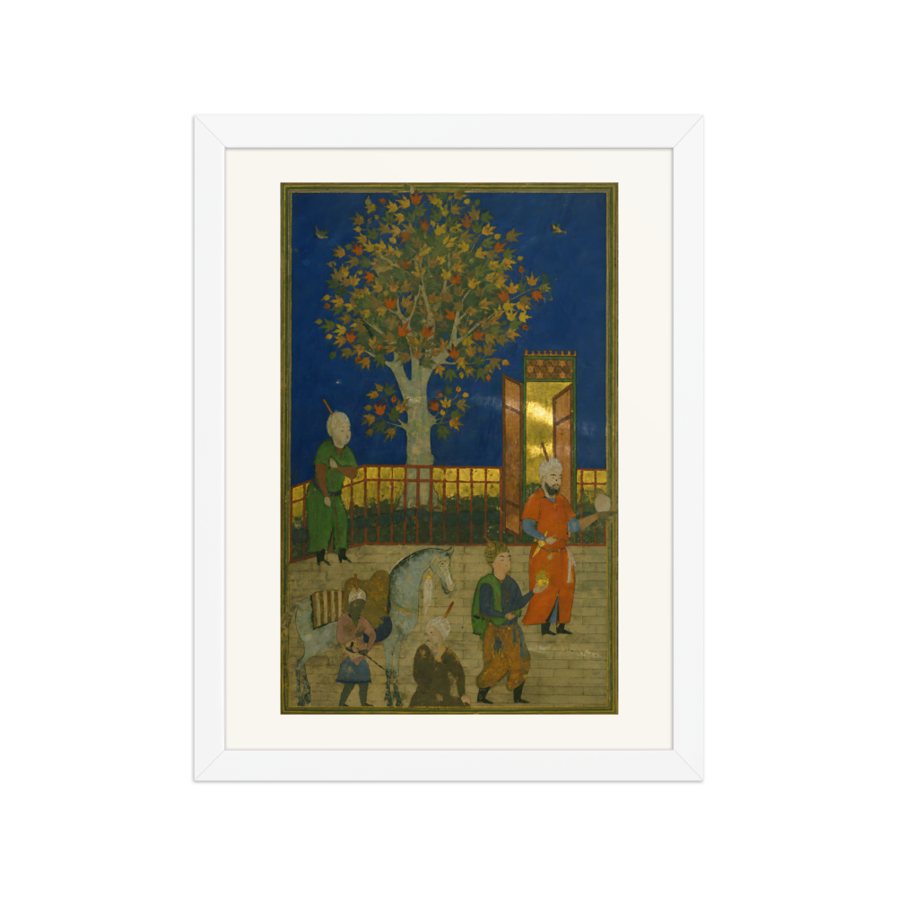 Garden Frontispiece with Hafez, Left Half — view 3
