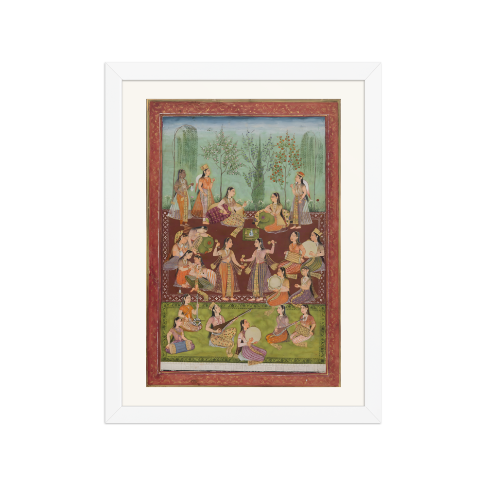 Ladies of the Zenana in a Garden — view 3