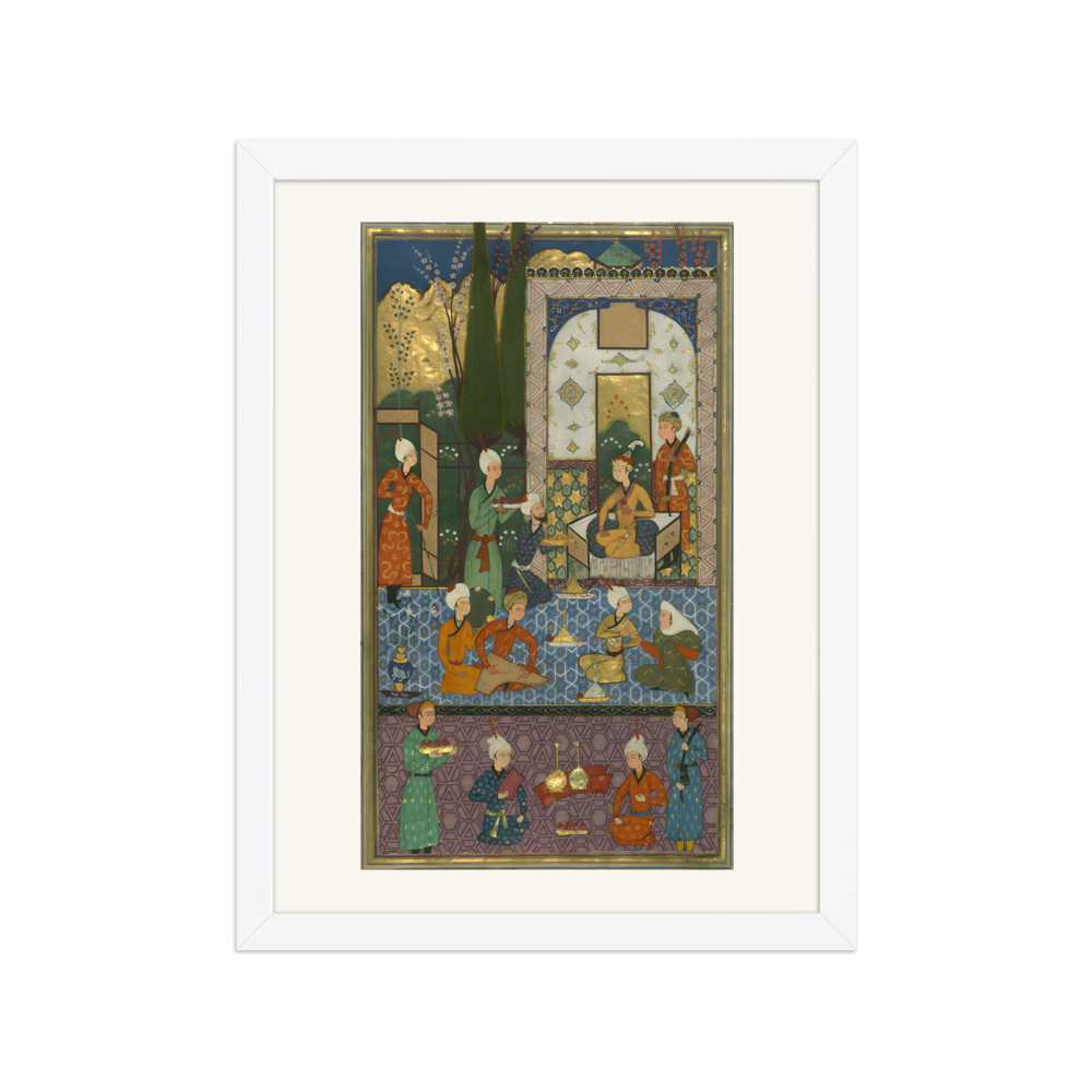 An Old Woman Speaking with a Confidant of King Jamshid — view 3