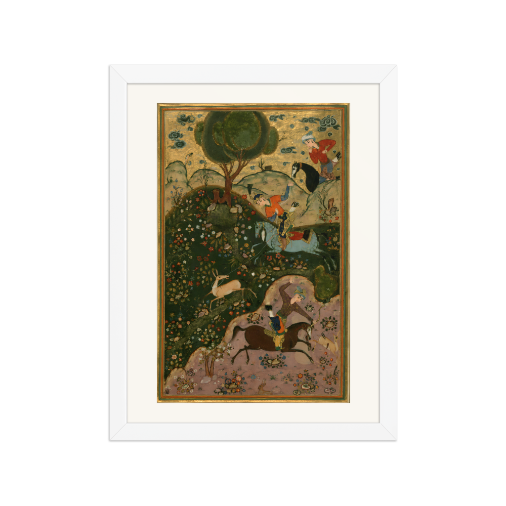 Bahram Gur Hunting Deer with a Lasso — view 3