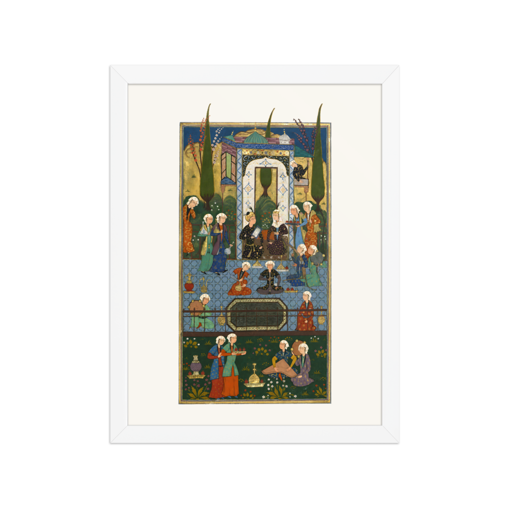 Alexander Admires His Portrait — Khamsa of Nizami, 1528 — view 3