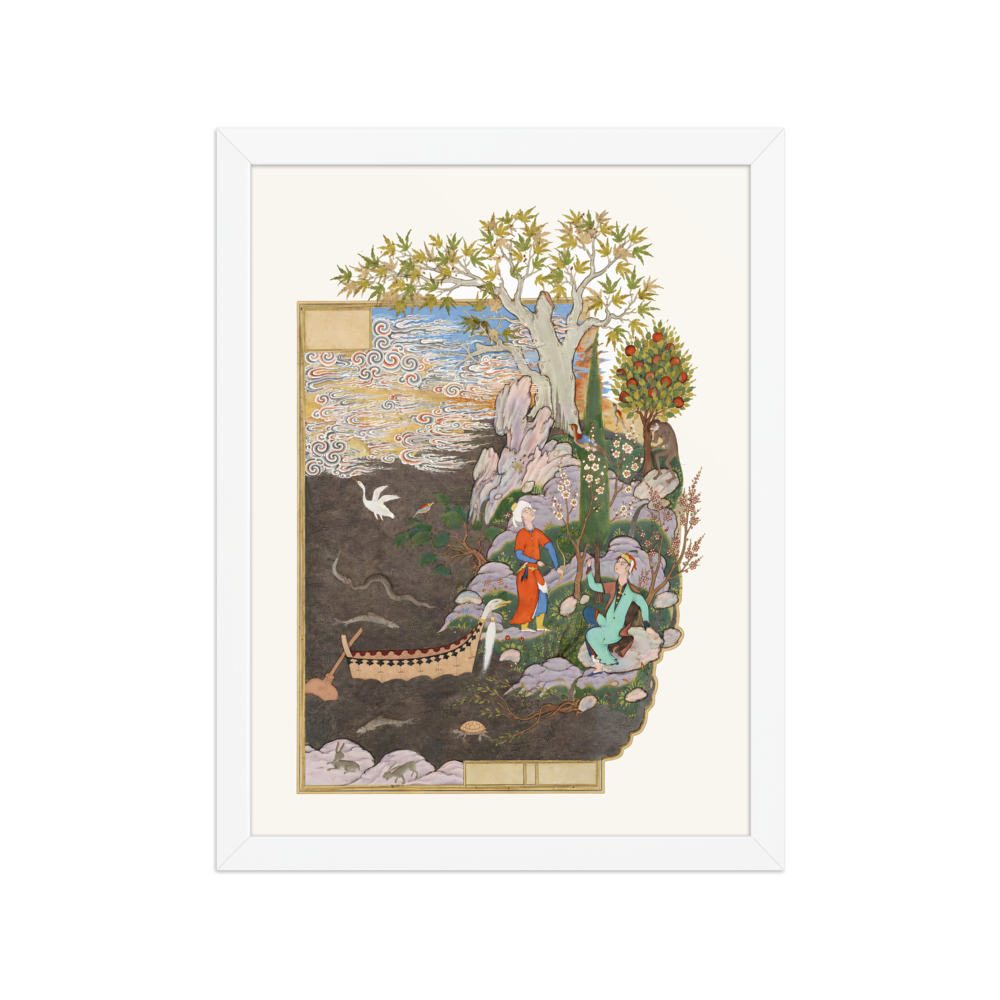 Salaman and Absal on the Happy Isle — Haft Awrang of Jami — view 3